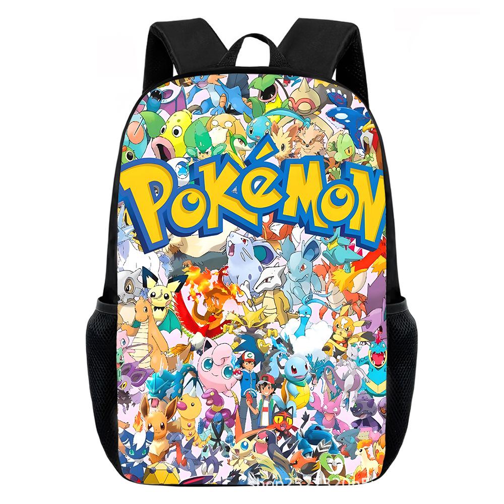 Cartoon Pikachu Backpacks Print Primary Software Backpacks for Boy and Girls Best Gifts Lightweight Cartoon School Bag for Kids