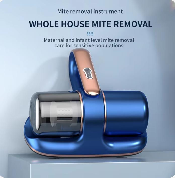 Mite Remover Stainless Steel Filter Wireless Handheld UV Sterilization Deodorization Cleaner Automatic Double Slap
