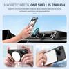 For Huawei Pura 80 Pro Plus 80 Ultra Metallic Paint Magnetic Bracket Case For Pura 70 Pro+ Wireless Charging Holder Hard Cover