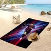 Asciugamano da Spiaggia Personalizzato Stampato Lionel Messi Logo Calcio Supporto Nome Personalizzato Testo Asciugamano Assorbente Per Sport Viaggio Regalo Speciale