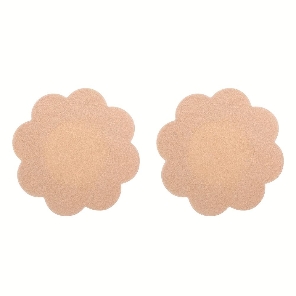 100pcs Disposable Nipple Covers, Seamless Breathable Self-Adhesive Invisible Bra, Women's Lingerie & Underwear Accessories