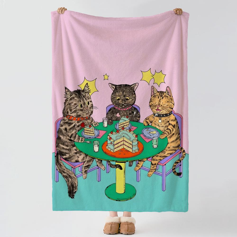 Artist K-Kaitlin Brito-o Throw Thick Comfort Flannel Quilt, Multi-scene Use Indoor Outdoor Daily Nap