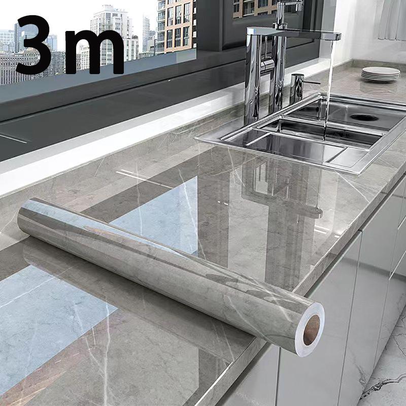 Kitchen and living room decoration wallpaper waterproof and oil resistant 0.4m wide PVC sticker