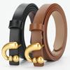 Belt Women'S Versatile Dress Decorative Women'S Thin Belt Fashion New Skirt Smooth Buckle Women'S Belt Now