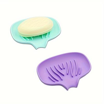 Scatola per Sapone Casa Bagno Drenante Porta Sapone Semplice e Creativo Scatola per Sapone in Silicone Articoli da Bagno Accessori Doccia Bagno