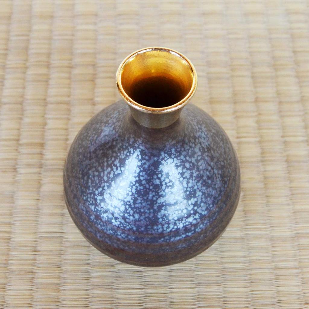 Likér Tokkuri Ochoko Arita 1 saké 2 křišťálové hrnky na saké vyrobené v Japonsku sada, sada, nádobí, láhev, sada, zlato, keramika,