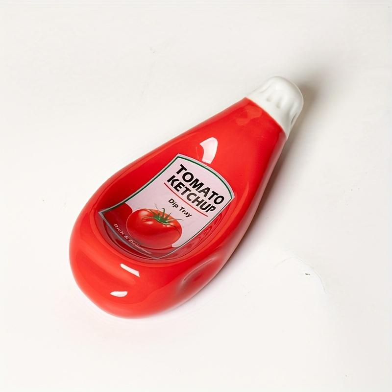 Ceramic Tomato‑Shaped Sauce Dish, Multifunctional Reusable Condiment Container красный