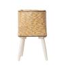 Practical Miniature Garden Accessories Flower Pot Container Holder Combining Functionality And Stylish Woven Appearance