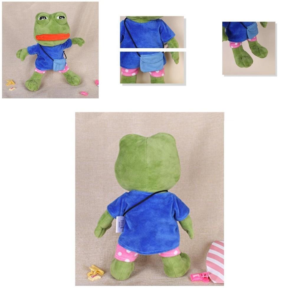 Comfortably Cuddly Sad Frog Plush Toy Stuffed Animal Doll