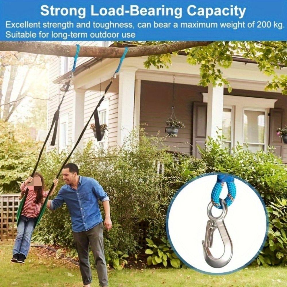 Wear-resistant Swing Hanging Rope Heavy Duty Polyester Sling Indoor Outdoor Swing