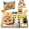 Wooden Manipulative Board Sensory Panel LED Controller Switch