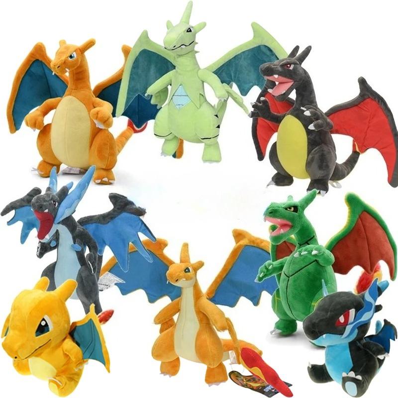 13 Styles Anime Charizard Charmander Plush Toys Mega Evolution X&Y Stuffed Collection Doll Birthday Gift for Children