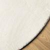 Area Rug HUARTE Cream 100 X 200 Cm Polyester