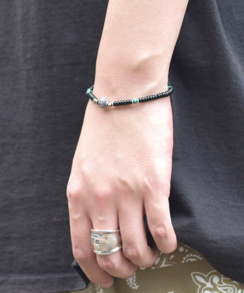 LION HEART Bracelet SunKu Collaboration Bead Bracelet TYPE C Onyx Men's