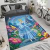 Tappeto con motivo fiabesco di Cenerentola, adatto per soggiorno, camera da letto, comodino, bagno, antiscivolo, adatto per bambina'