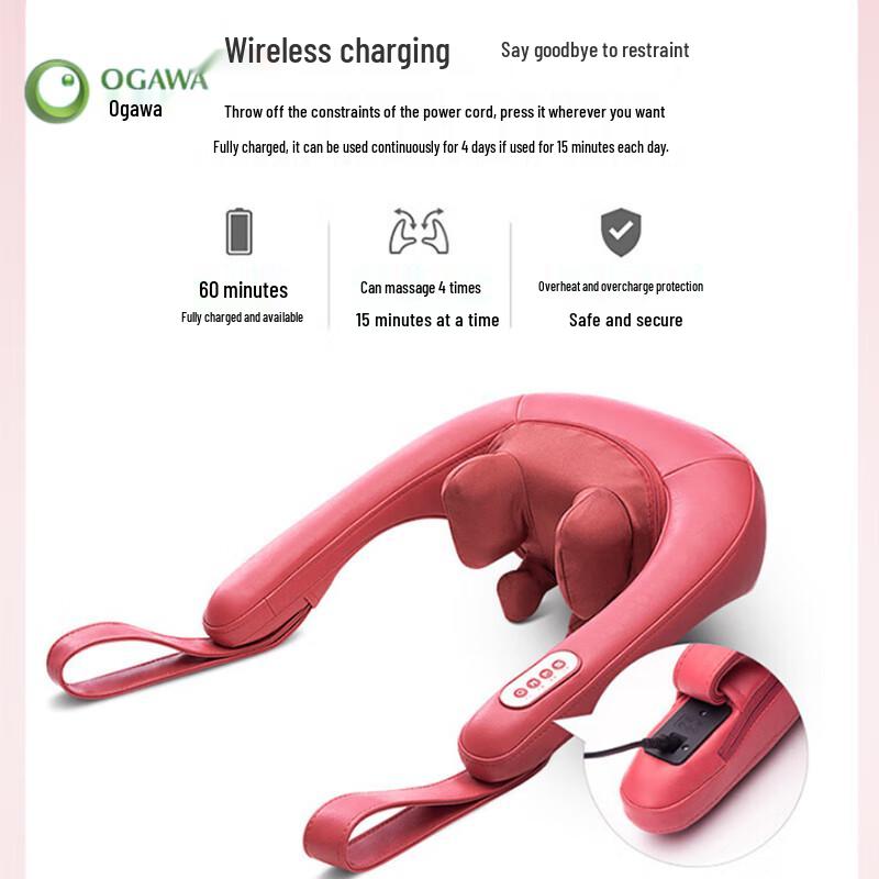 OGAWA Wireless Neck and Shoulder Percussion Massager