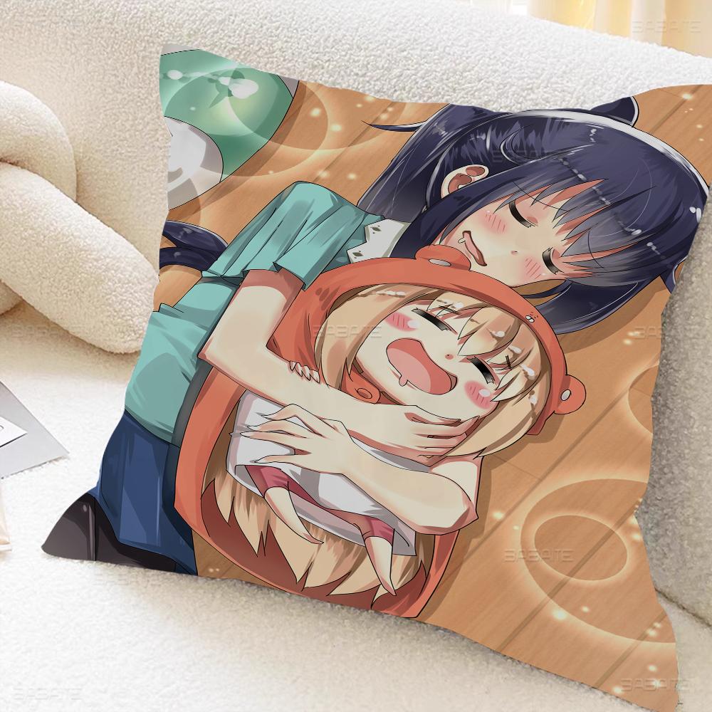 Himouto Anime Umaru Chan Cushion Cover Inches Farmhouse Decor Home Throw Pillow Covers For Couch Decorations