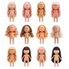 24CM Potato Doll Movable Joint BJD Vinyl Doll Soft Rubber Baby Doll for DIY Styling And Creative Play Children Companion Toy Gifts
