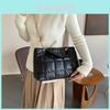 Fashionable Large Capacity Quilted Chain Shoulder Bag For Women Trendy Tote