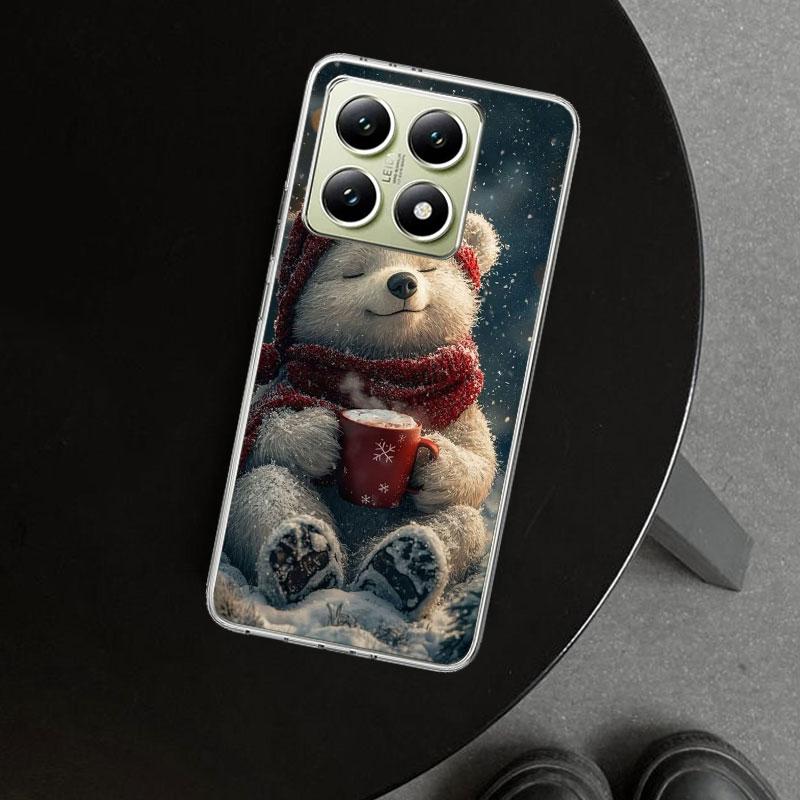 

Animal Brown Cute Bear Phone Case Cover for Xiaomi Redmi Note 15 14 13 12 11 Pro Plus 14S 12S 11S 11T 11E 10S 10 Customized Fund Redmi Note 13 4G