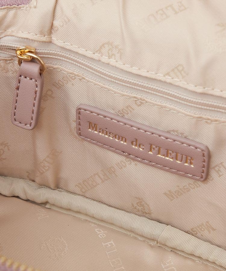 Maison de FLEUR Monogram Cube Shoulder Bag, Pink, 8A43F0J2000