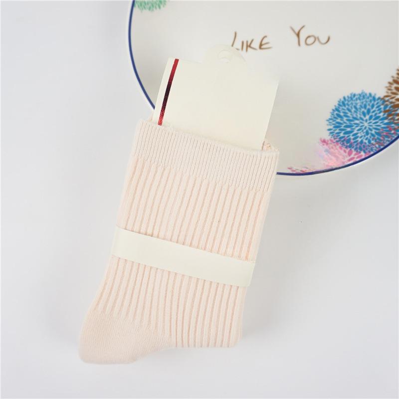 Ladies Spring and Autumn Leisure Colored Candy Color Cotton Socks