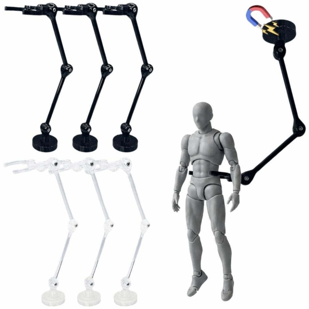 Adjustable Joints Model Support Stand Magnetic Base Robot Model Stand  Model Display