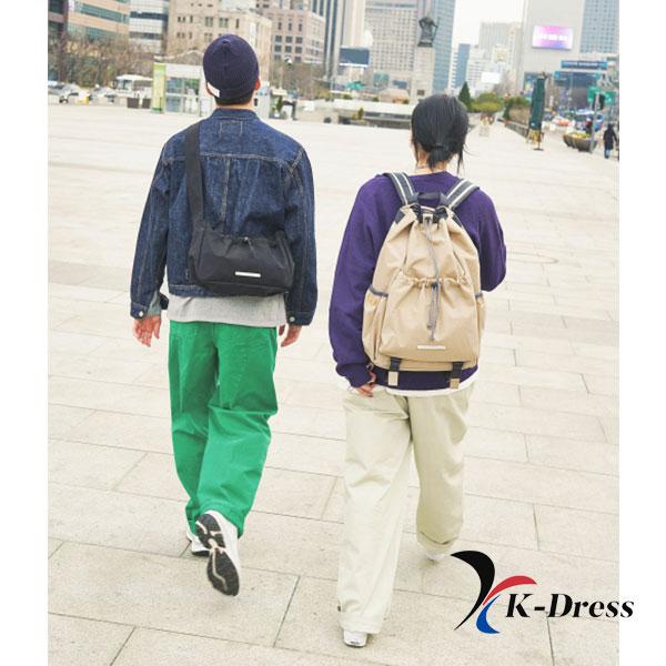 RAWROW String Rucksack Beige Daily Unisex Travel Backpack for Students, Laptop Bag for Professionals