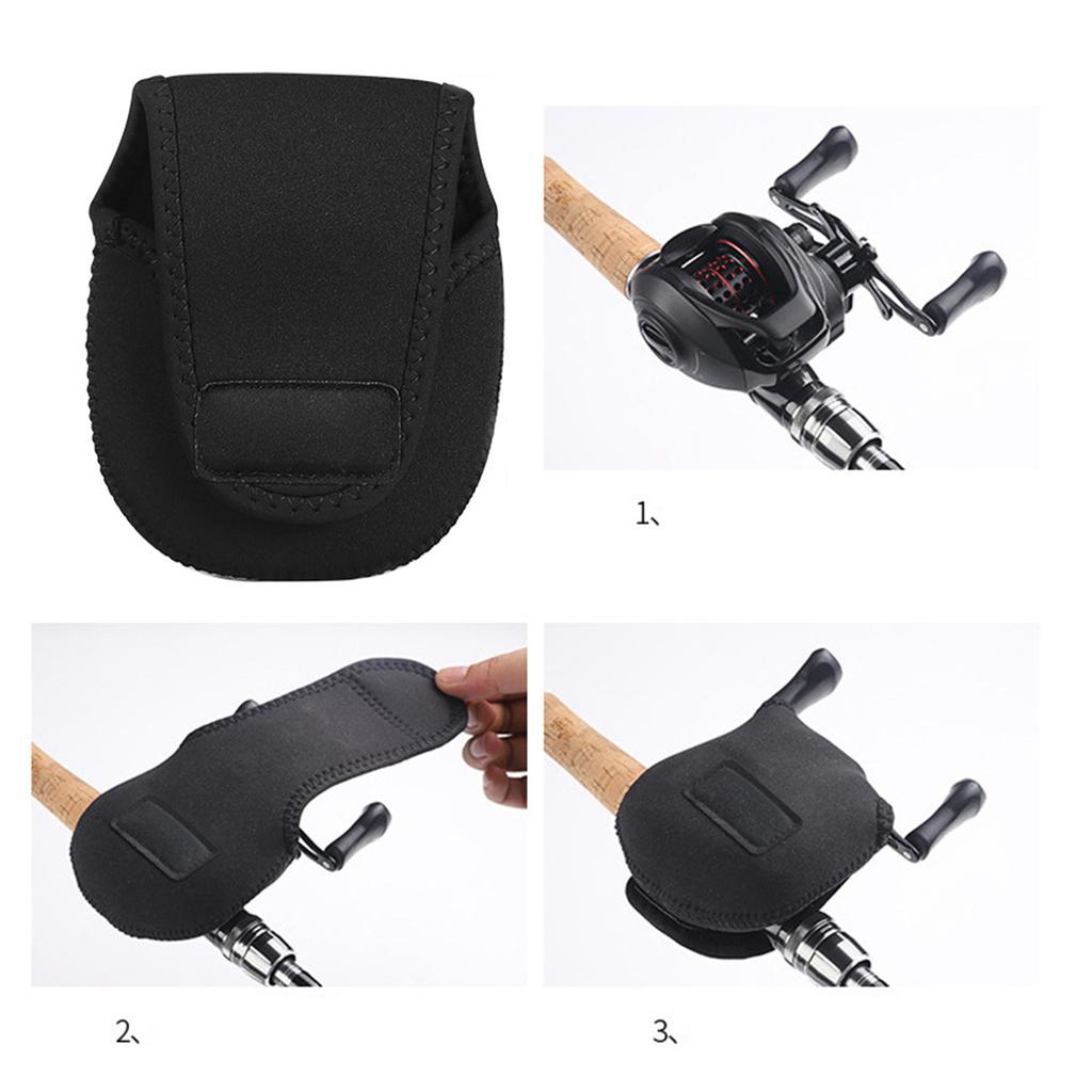 Baitcasting Fishing Reel Protective Cover Baitcasting Reel Cover Case Reel Storage Pouches Shockproof Fishing Reel Bag