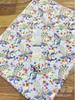 Gold-Stamped Japanese Style Cotton Fabric: Peacock Plum Blossom Pattern for Cheongsam, Hanfu, Tang Suit