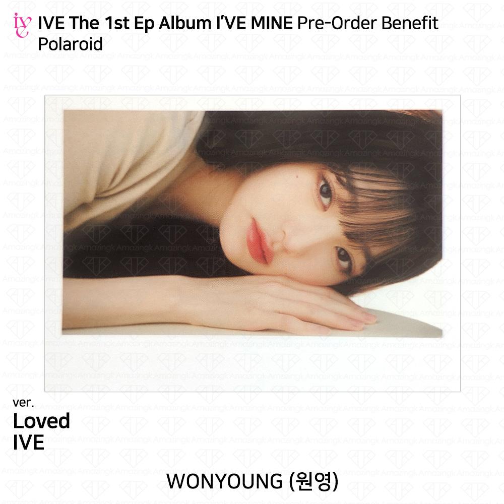 IVE Primul EP I'VE MINE Foto oficială Polaroid Sticker pliat Poster KPOP