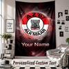 Wall Hanging Tapestry With Custom Name & Text, AZ Alkmaar Decorative Tapestry For Bedroom