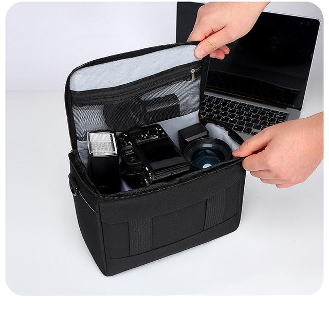 Single Shoulder Portable DSLR Bag for Canon, Nikon, Sony, Fujifilm Mirrorless Cameras
