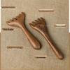 Sandalwood Meridian Massage Comb: Five-Claw Lymph Scraping & Dredging Comb for Head, Neck, Scalp.