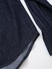 European & American Women's Casual Denim Bow Tie Lace-up Shirt with Wide-leg Pants - Early Autumn Fashion