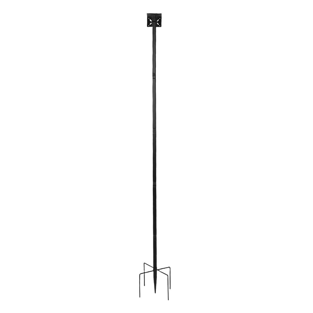 Kit Palo per Mangiatoia per Uccelli Altezza Regolabile Acciaio Robusto Supporto Palo per Mangiatoia Uccelli con Base a 5 Punte per Esterno