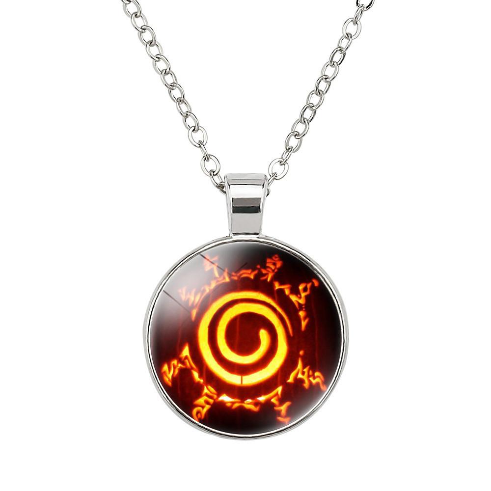 Fashionable Time Naruto Gem Pendant Necklace Unisex Stylish Souvenir Travel