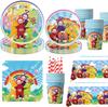 Tinky Winky Geburtstagsparty Dekoration Antennababy Einweggeschirr Tischdecke Teller Tasse Geschenktüte Kinder Mitgebsel Partyartikel