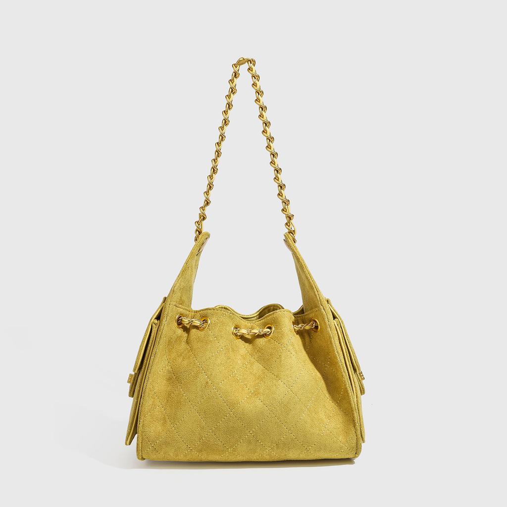 Fashion Classic Rhombus Chain Bag Niche Large Capacity Shoulder Armpit Bag Premium Messenger Tote Bag