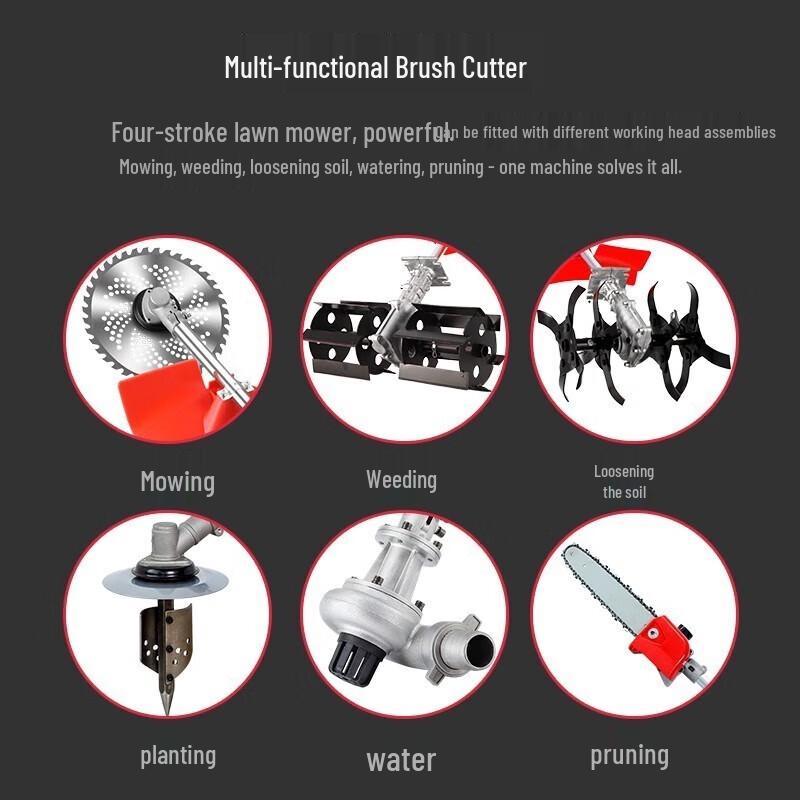 Comek 4-Stroke Gasoline Backpack Mower CN plug (adapter included)
