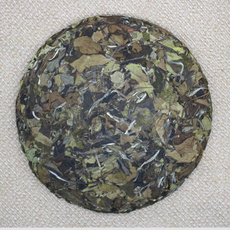 350g Spring White Tea Shoumei White Tea Cake  Natural Small Leaf Tea Health Care