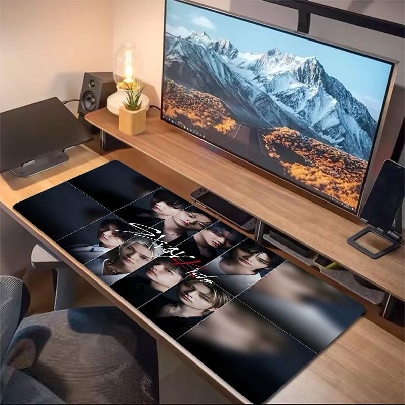 Animal Friends Large Size Mouse Pad Large Gaming Table Cushion Nonslip Laptop Tablet Big Mousepad Xxl Mat Mini Pc Playmat With Lock Edge