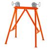Pipe Stand with Roller Head 2500 LBS Load for 2-36 Inches Pipes 45# Steel