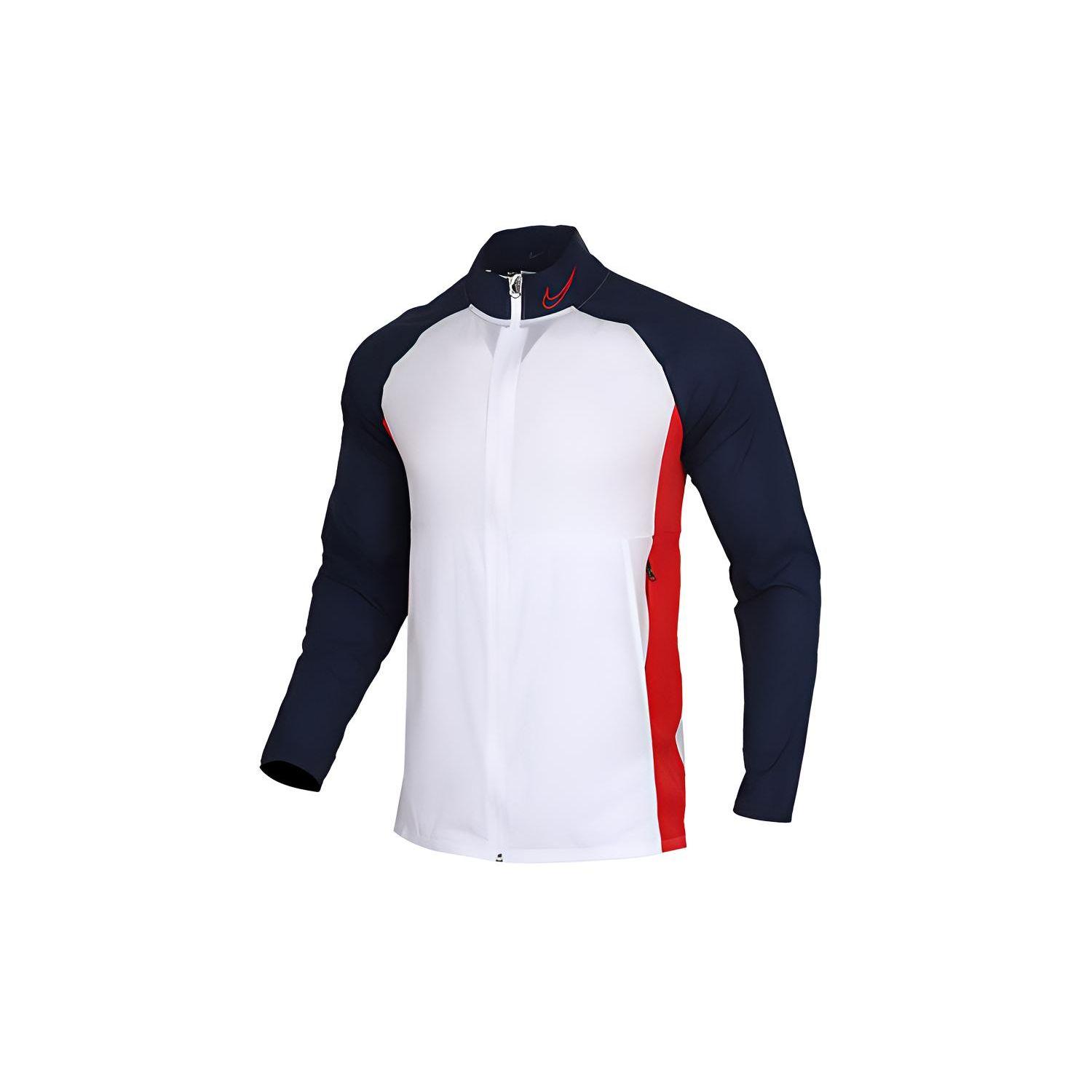 

Футбольная куртка Nike Academy мужская верхняя одежда сине-белая BQ7347-102 XL