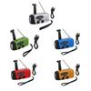 Emergency Radio Portable Solar Micro USB Hand Crank AM FM NOAA Radio with 3 LED Lights Power Bank Fo