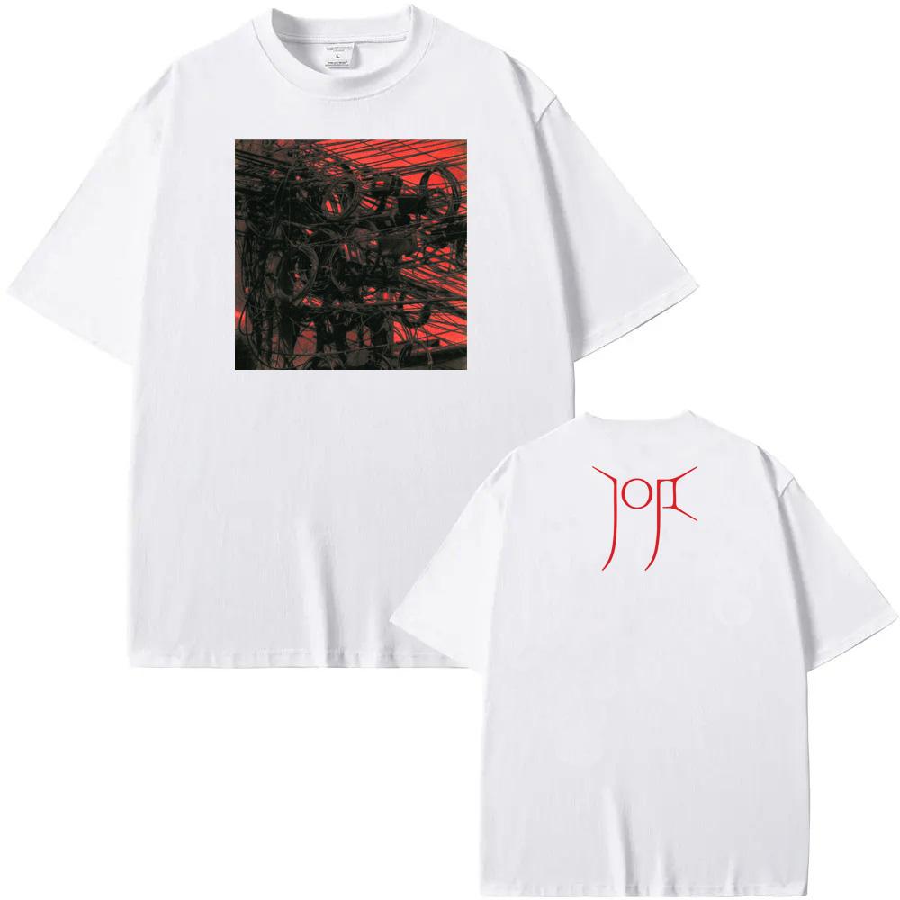 PIXELATED KISSES Tee Joji Summer NEW Short Sleeve High Quality O-neck Graphic Printing Tee-shirt Korean Style 100%Cotton Sleeve TEES