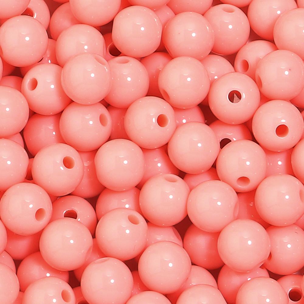 6/8/10/12/14/16/18/20mm Candy Colorful Spacer Beads Round Loose Acrylic Beads For DIY Bracelet Necklace Jewelry Making Wholesale