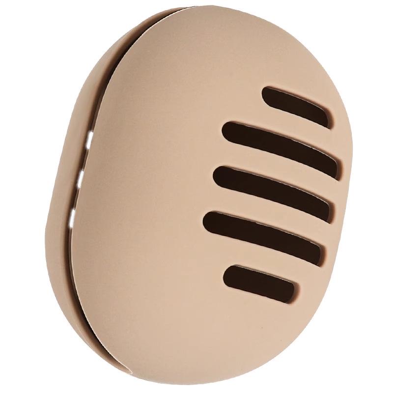 Staubdichte Make-up-Schwamm- und Kosmetik-Aufbewahrungsbox mit Klappdeckel