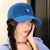 Fashion Hat Plain Artifact Show Face Small Cap Men's and Women's Korean Version Versatile Sunscreen Casual Out of the Street Soft Top Baseball Hat
