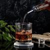 3ks/6ks/12ks Nerezová oceľ Zátka na fľašu s alkoholom, olejom, vínom, nepriepustná, zapečatená nálevka, ústny dávkovač, kužeľová na ocot